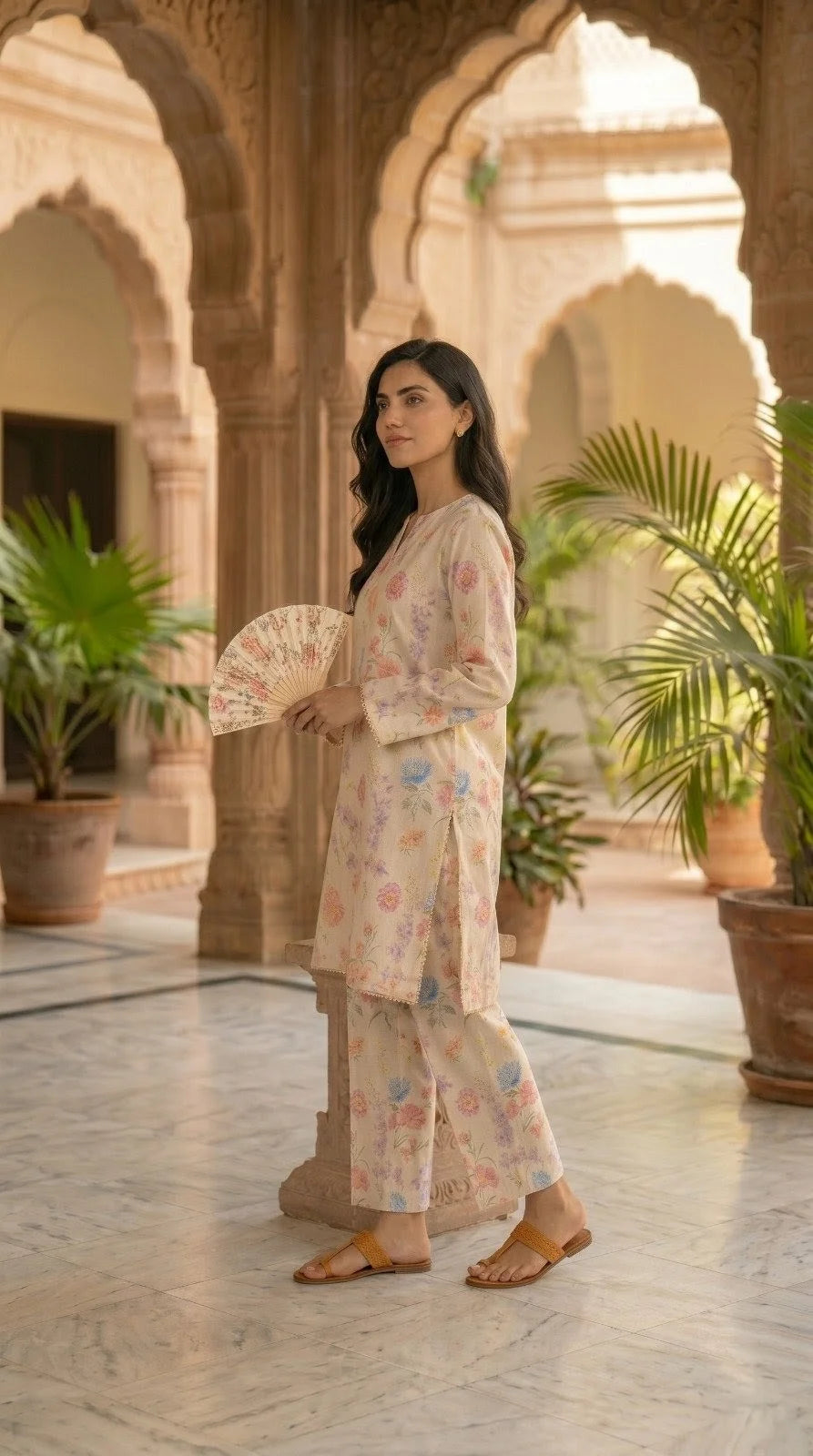 Inaya - Khaadi 2 Piece Printed Lawn Suit