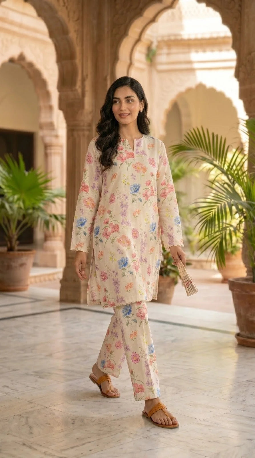 Inaya - Khaadi 2 Piece Printed Lawn Suit