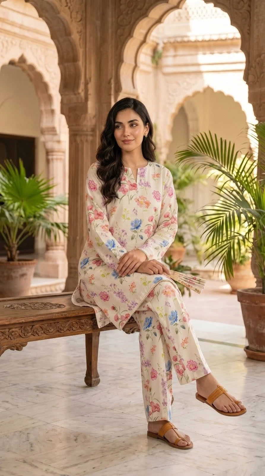 Inaya - Khaadi 2 Piece Printed Lawn Suit