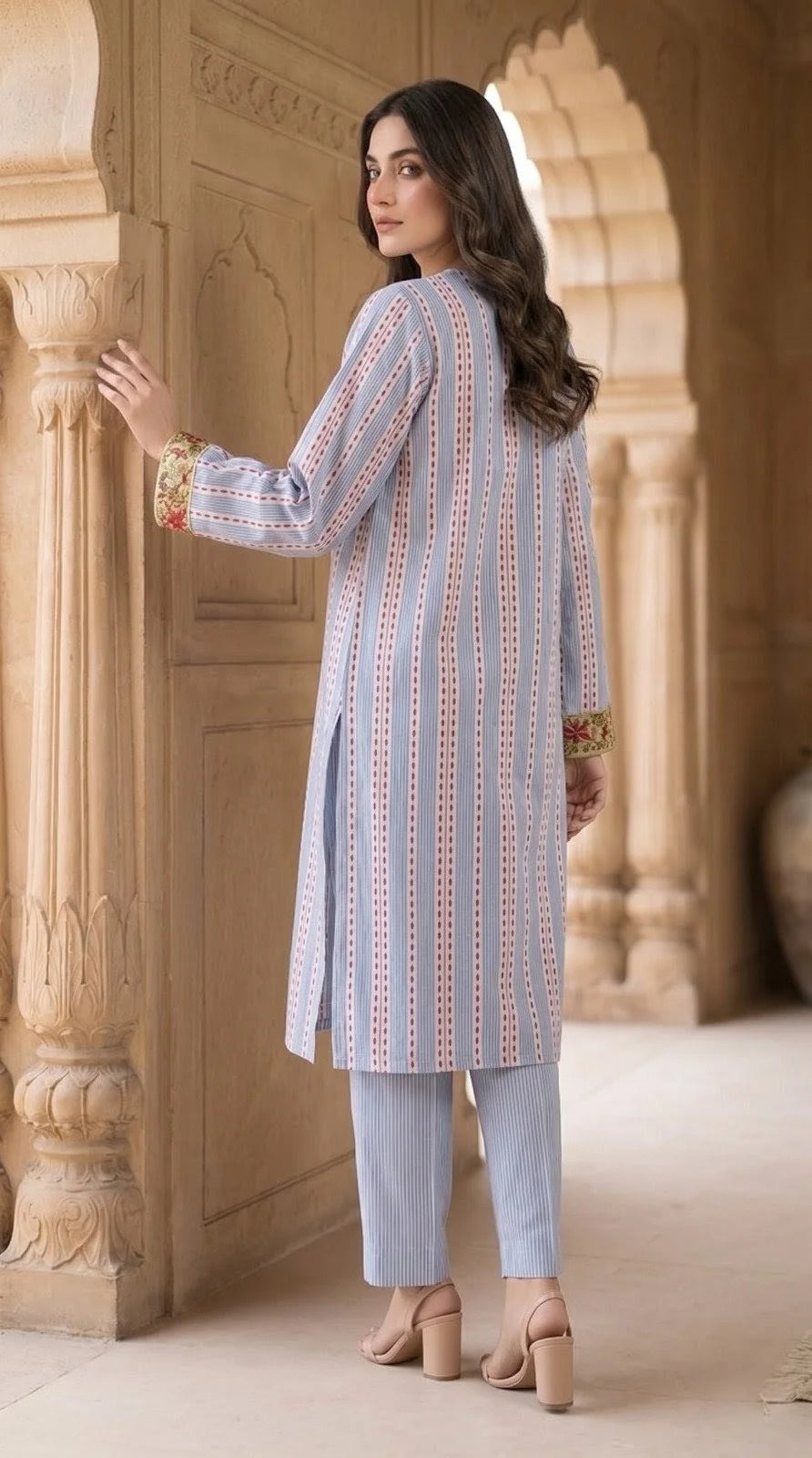 Mehak - Nishat 2 Piece Print Cord Set