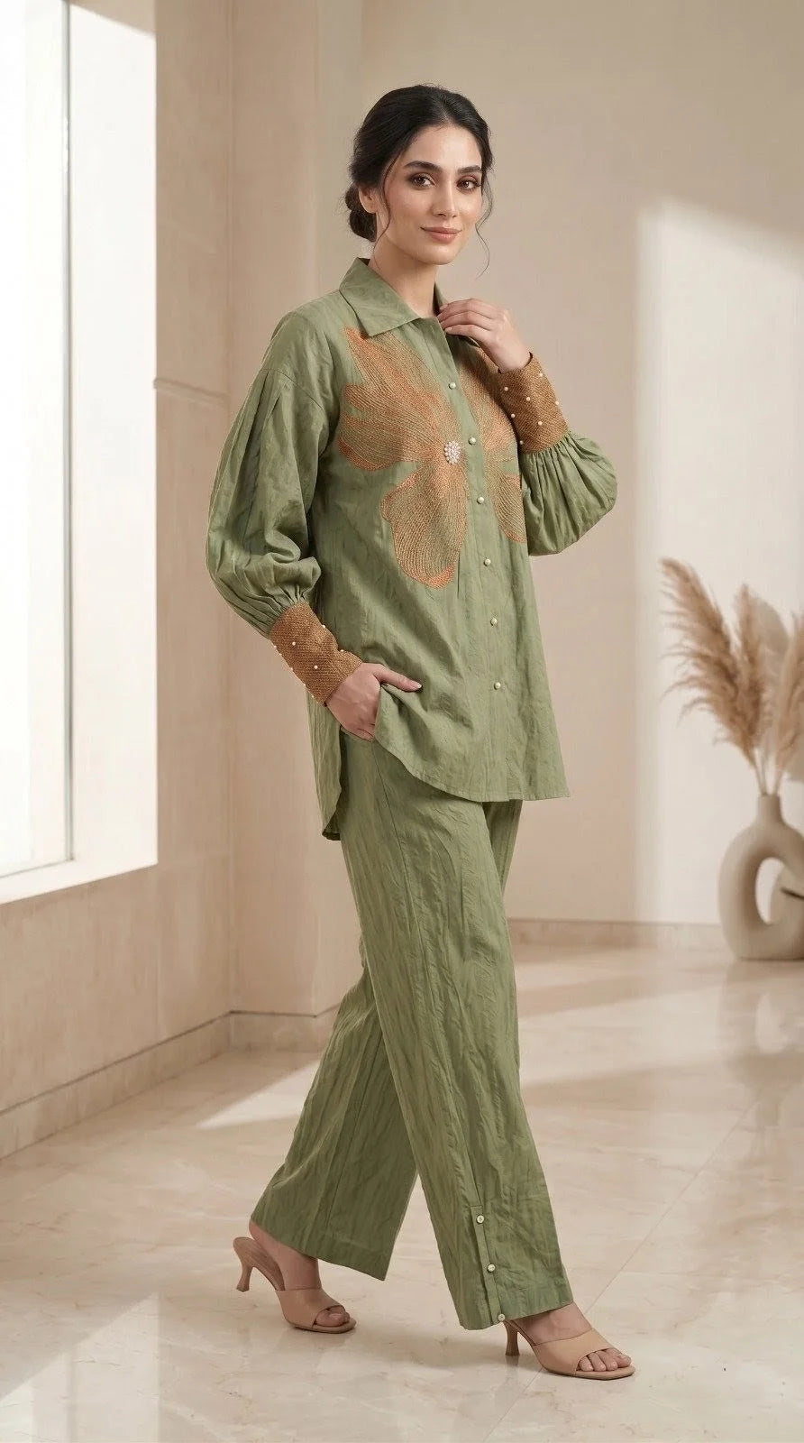 Sehrish - Nishat 2 Piece Baroshia Lawn Cord Set