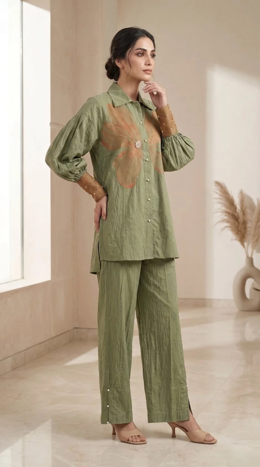 Sehrish - Nishat 2 Piece Baroshia Lawn Cord Set