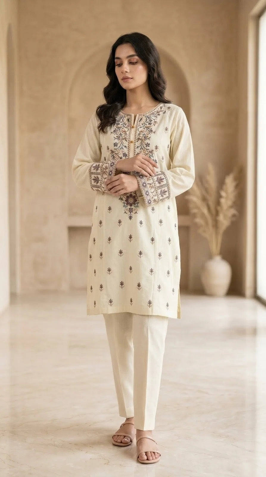 Ayra - Sapphire 1 Piece Lawn Shirt