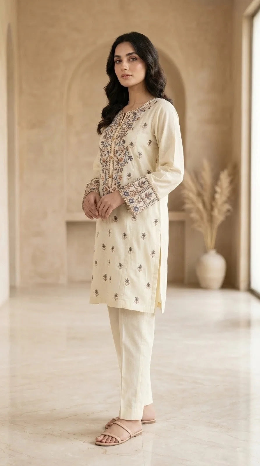 Ayra - Sapphire 1 Piece Lawn Shirt