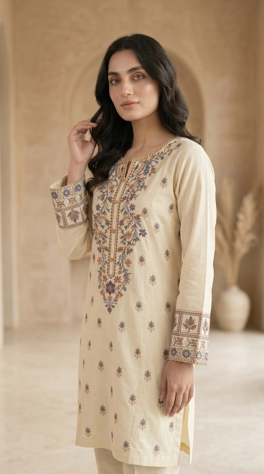 Ayra - Sapphire 1 Piece Lawn Shirt