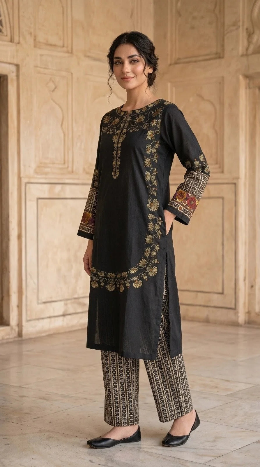 Elara - Sapphire 2 Pieces Printed lawn suit