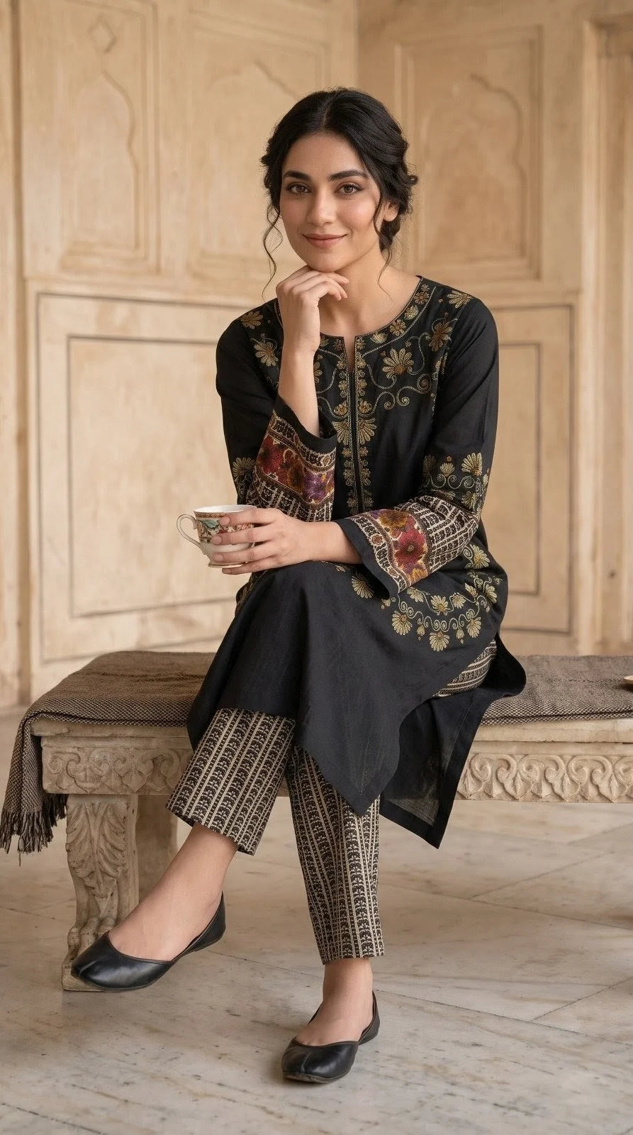 Elara - Sapphire 2 Pieces Printed lawn suit