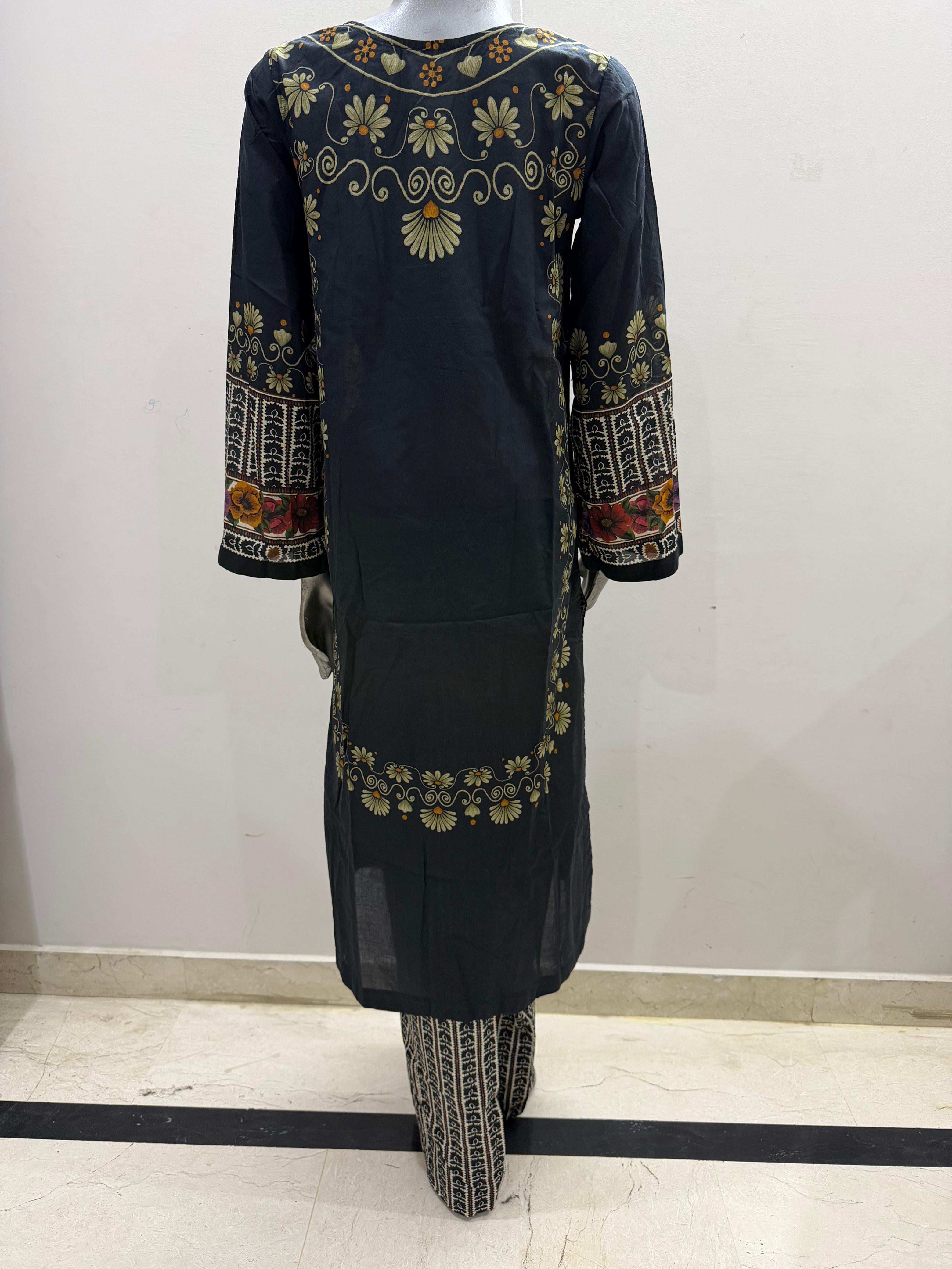Elara - Sapphire 2 Pieces Printed lawn suit