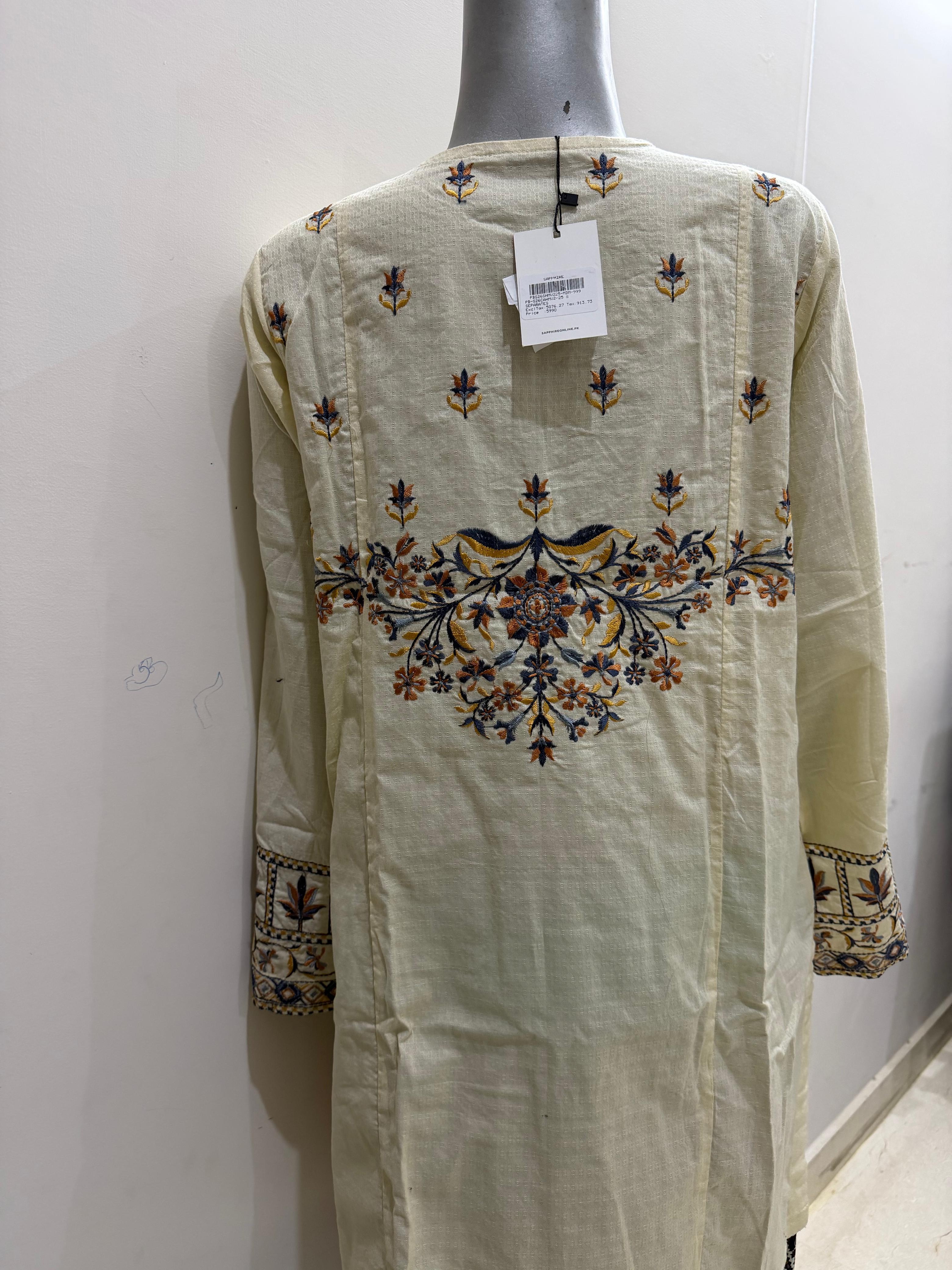 Ayra - Sapphire 1 Piece Lawn Shirt