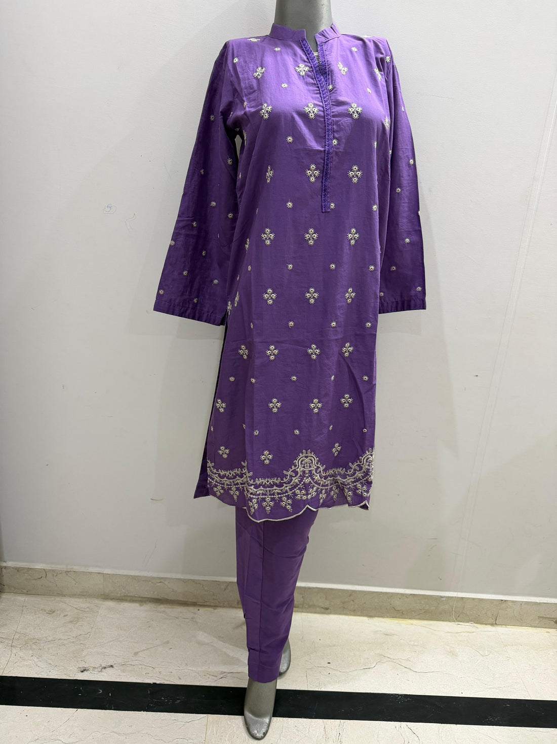 Azureh - Sana Safinaz 2 Piece Embroidered Cord Set