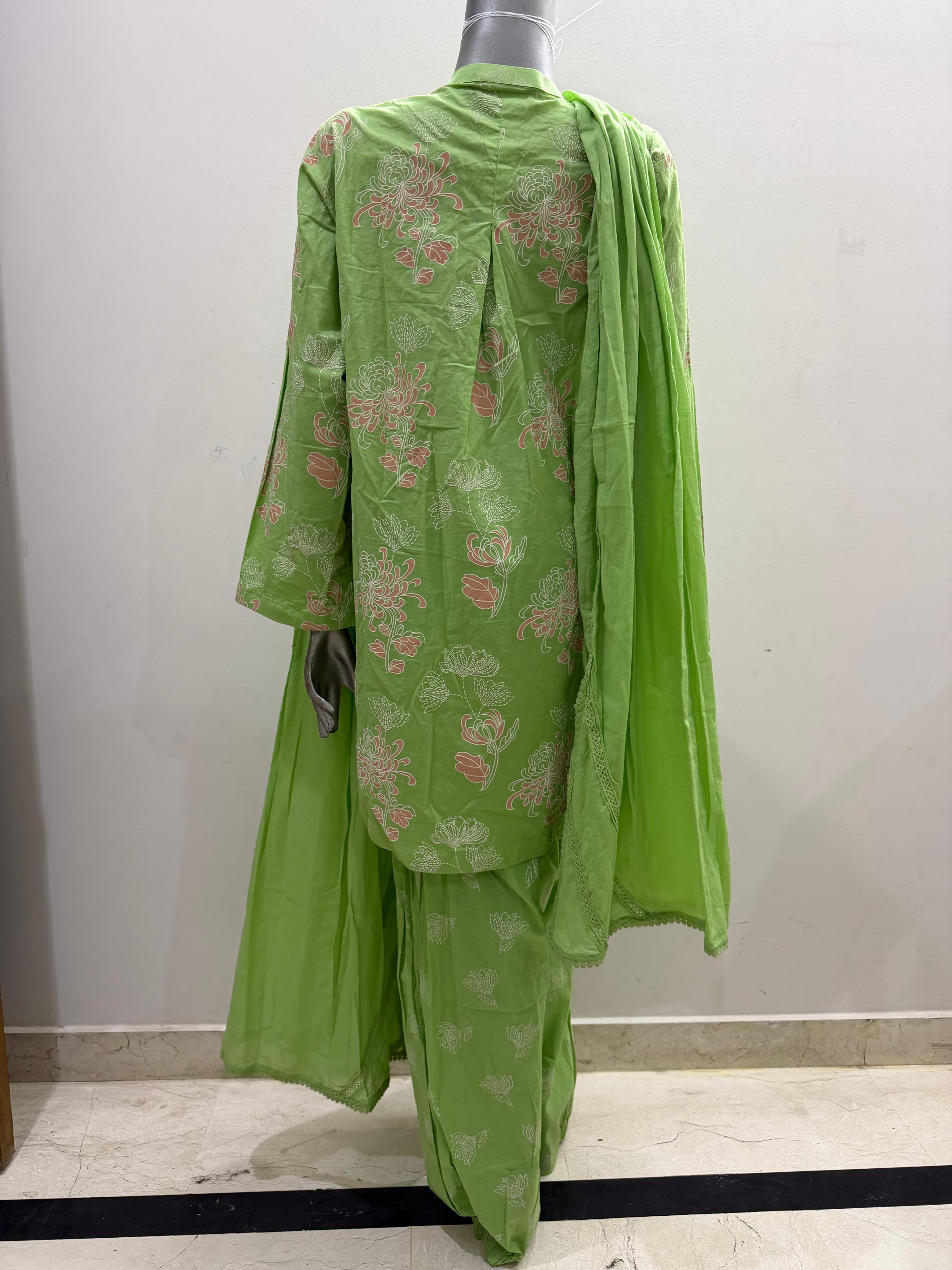 Abeer - Khaadi 3 Piece Embossed Print Lawn Suit.