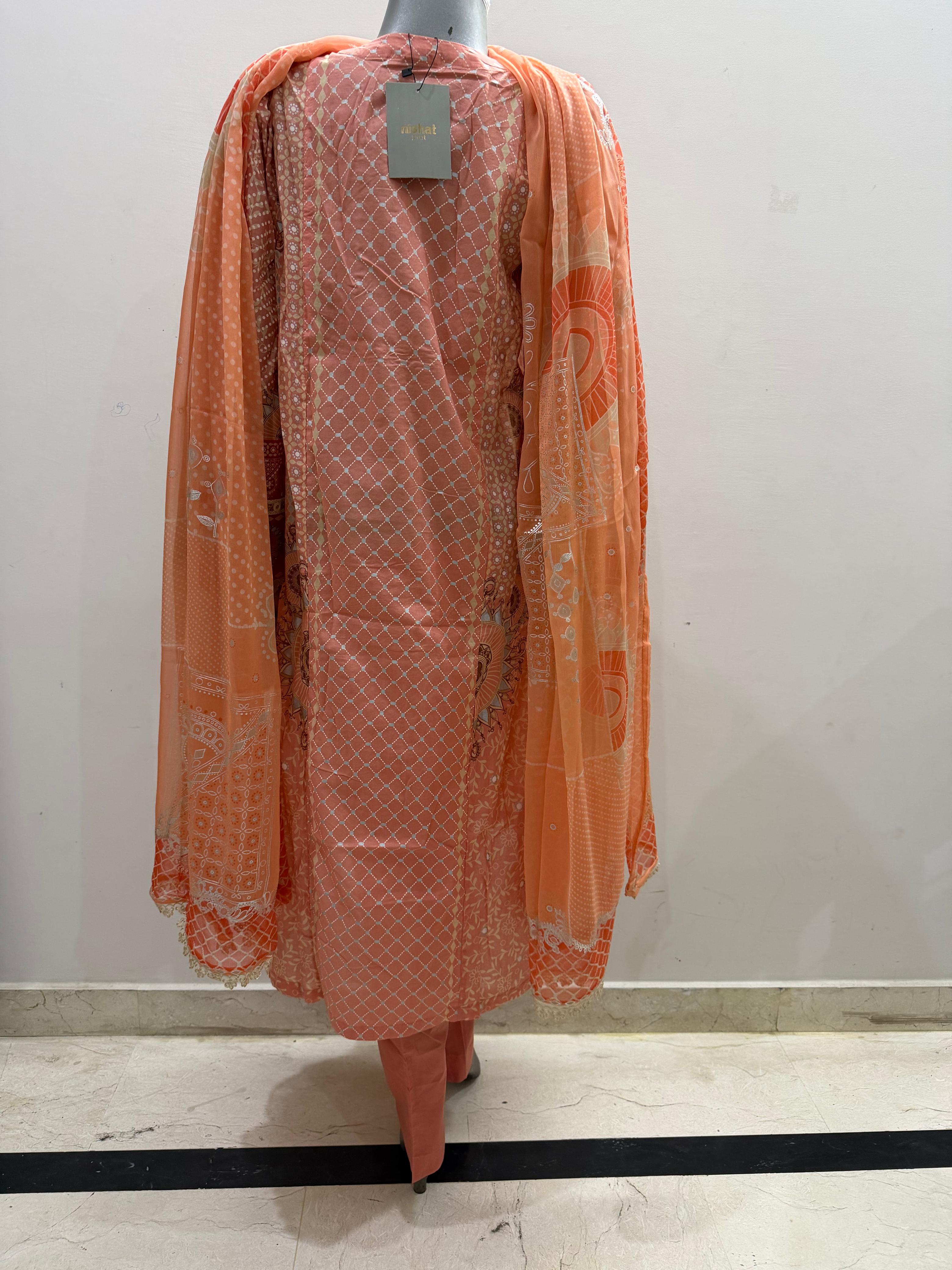 Alina - Nishat 3 Piece Printed Lawn Suit