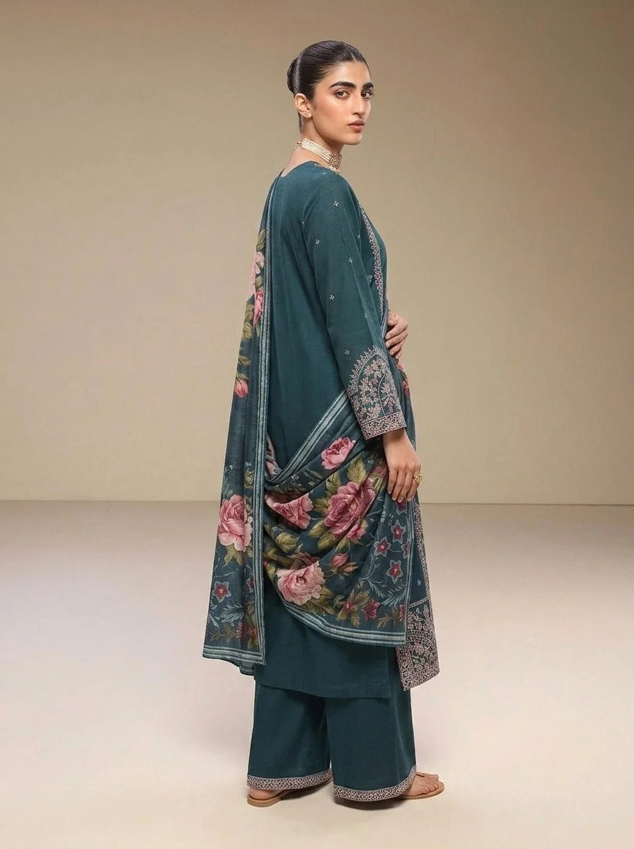 A - Line - Sapphire 3 Piece Printed Cord Set