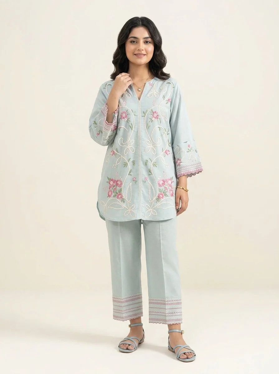 Dobby - Sapphire 2 Embroidered Cord Set