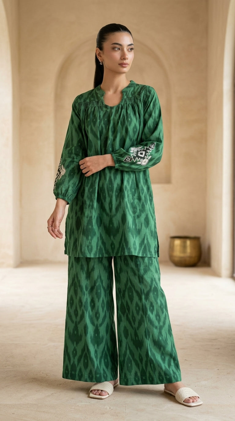 Zimal - Khaadi 2 Piece Printed Cord Set